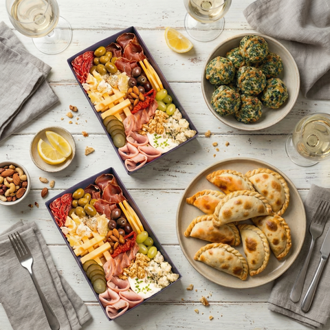 2 Picadas Chicas + 8 Buñuelos + 8 Empanadas