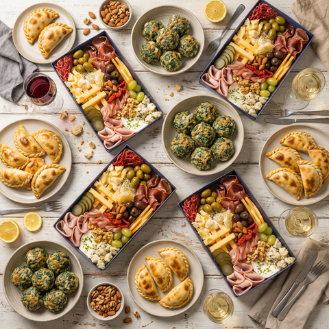 4 Picadas Chicas + 20 Buñuelos + 20 Empanadas